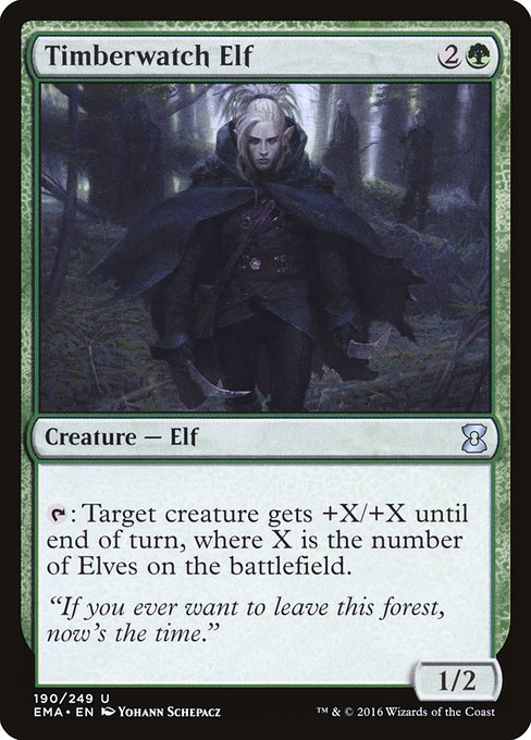 Timberwatch Elf from Eternal Masters