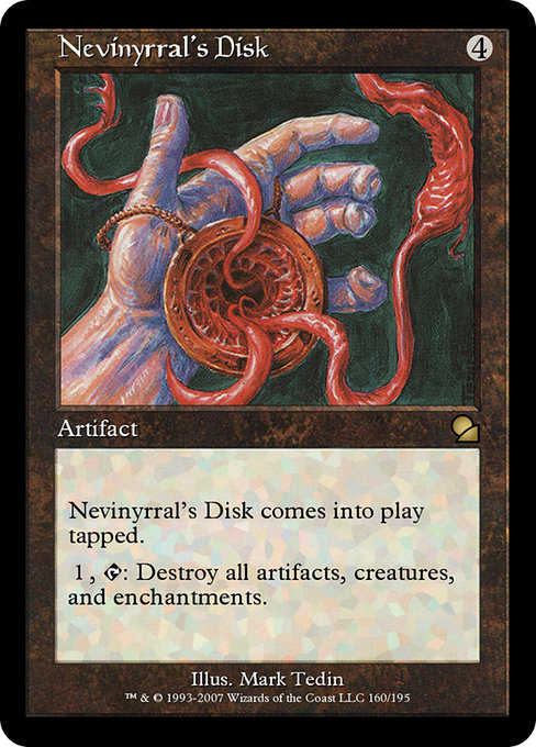 Nevinyrral's Disk from Masters Edition