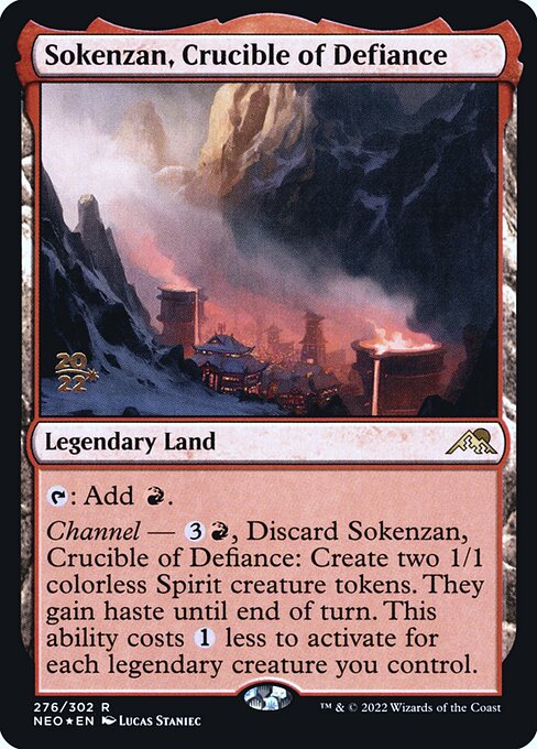 Sokenzan, Crucible of Defiance from Kamigawa: Neon Dynasty Promos