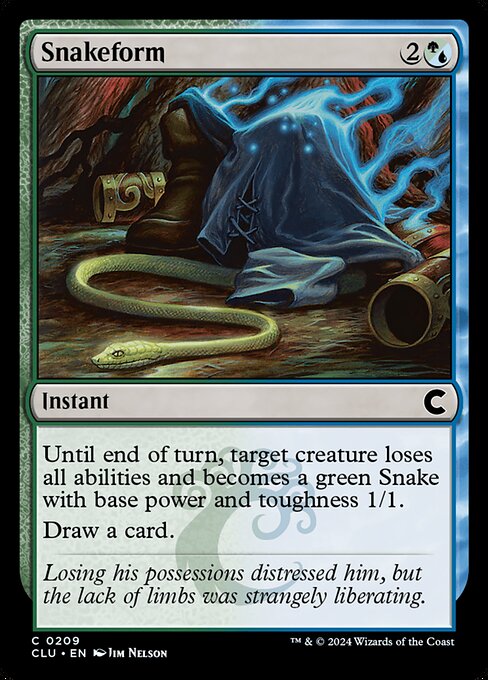 Snakeform highlighted card art
