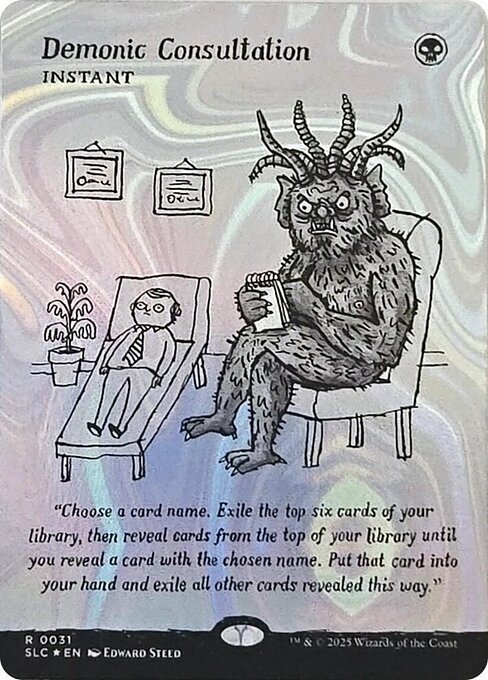 Demonic Consultation from Secret Lair Countdown