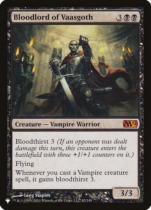 Bloodlord of Vaasgoth from The List