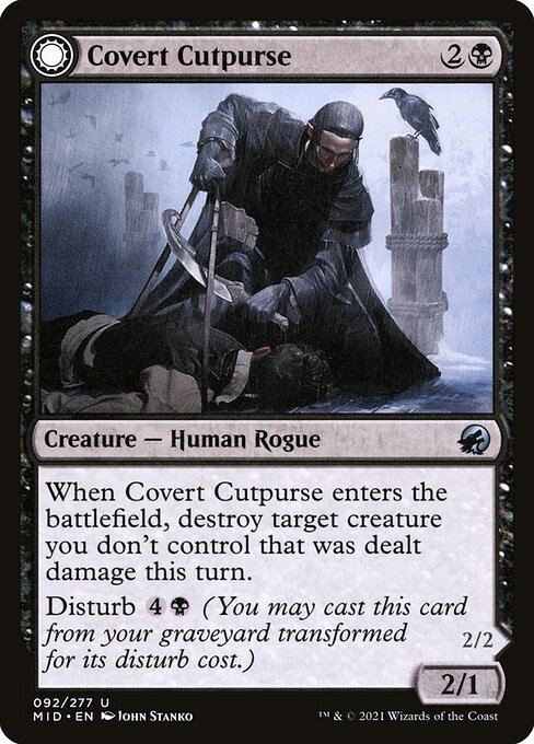 Covert Cutpurse // Covetous Geist from Innistrad: Midnight Hunt