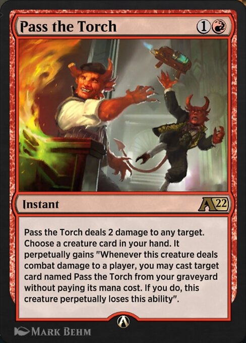 Pass the Torch highlighted card art