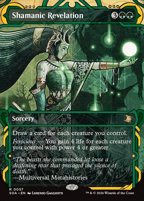 Shamanic Revelation highlighted card art