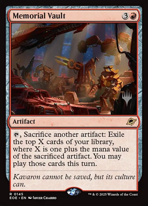 Memorial Vault from Edge of Eternities Promos