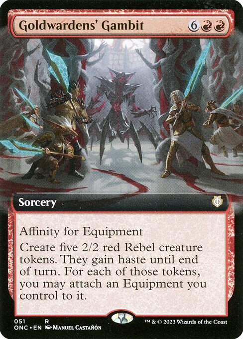 Goldwardens' Gambit from Phyrexia: All Will Be One Commander