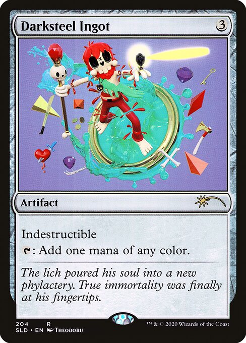 Darksteel Ingot from Secret Lair Drop