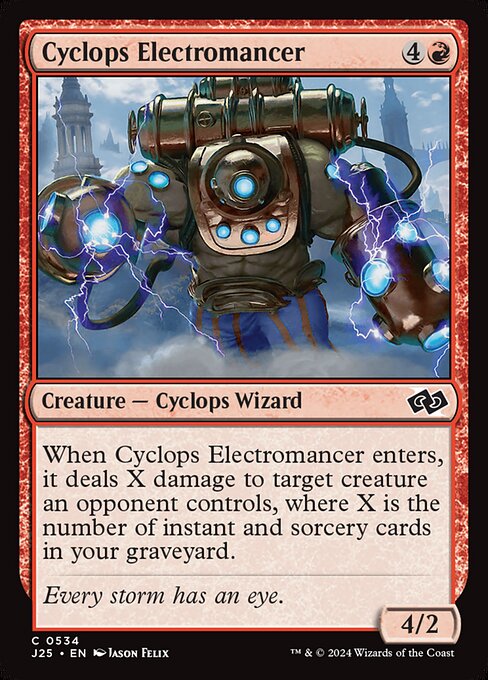 Cyclops Electromancer highlighted card art