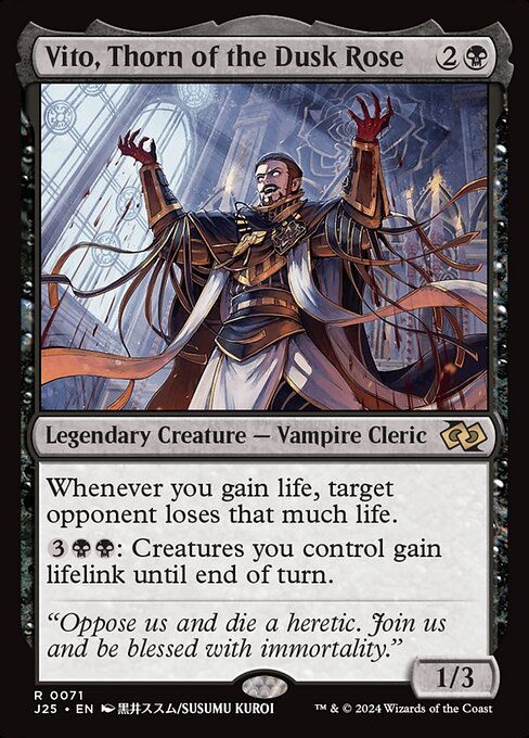 Vito, Thorn of the Dusk Rose from Foundations Jumpstart