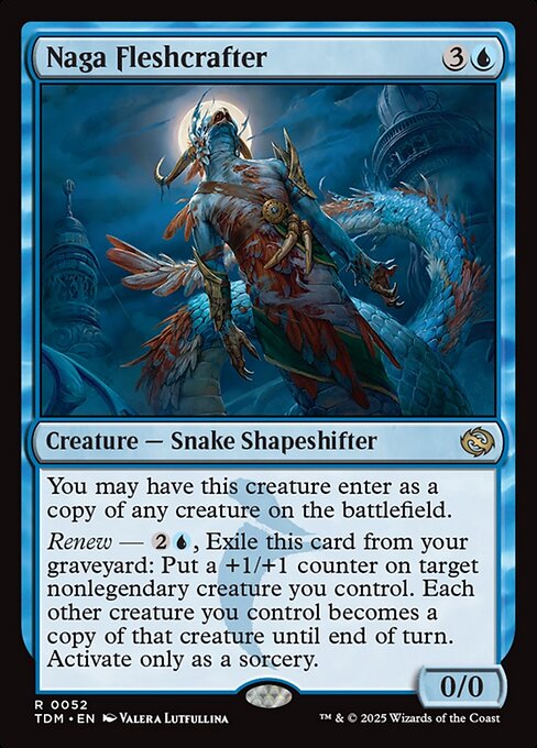 Naga Fleshcrafter highlighted card art