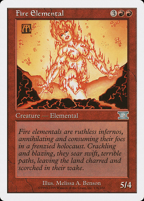 Fire Elemental from Classic Sixth Edition