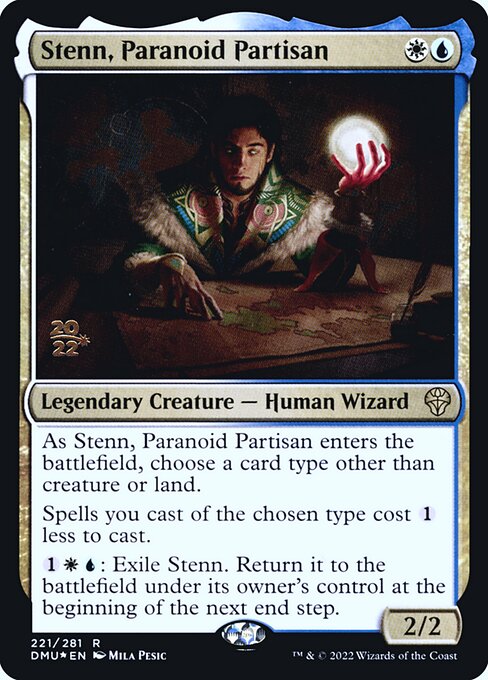 Stenn, Paranoid Partisan from Dominaria United Promos