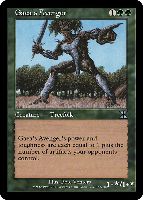 Gaea's Avenger highlighted card art