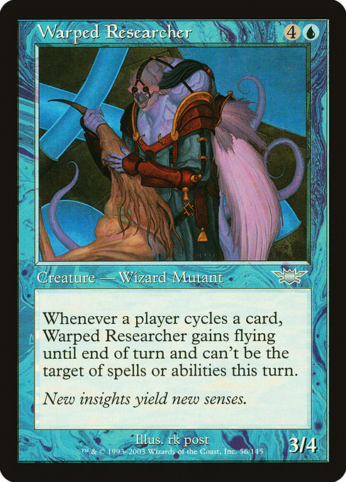 Warped Researcher highlighted card art