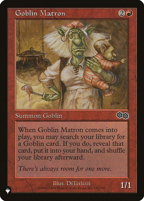 Goblin Matron highlighted card art