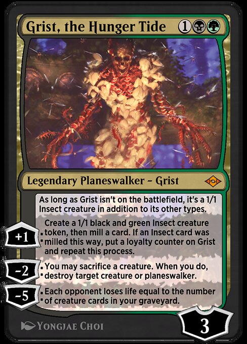 Grist, the Hunger Tide highlighted card art