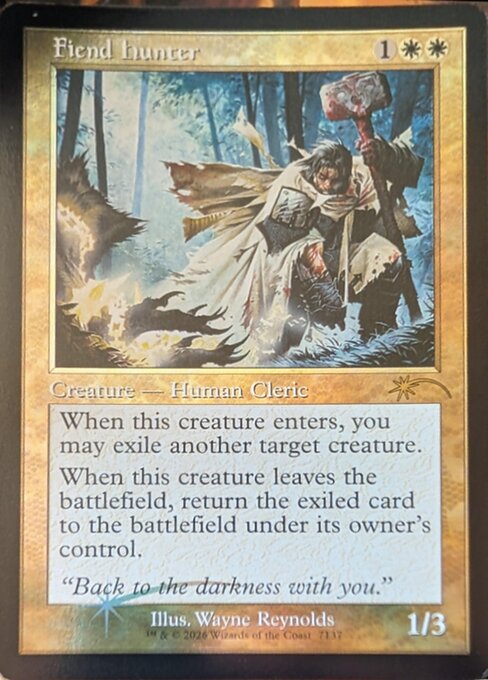 Fiend Hunter highlighted card art