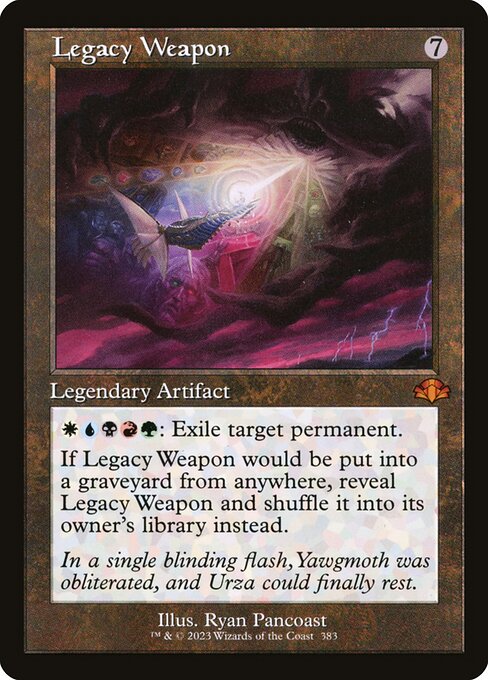 Legacy Weapon highlighted card art