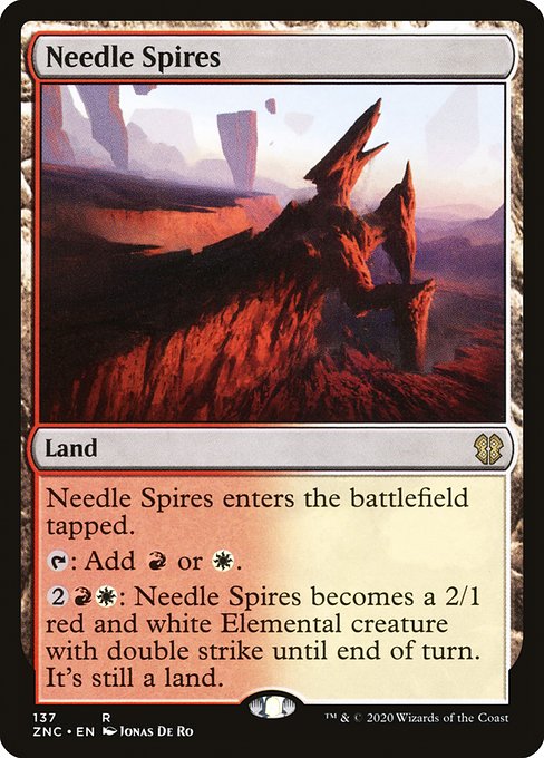 Needle Spires from Zendikar Rising Commander