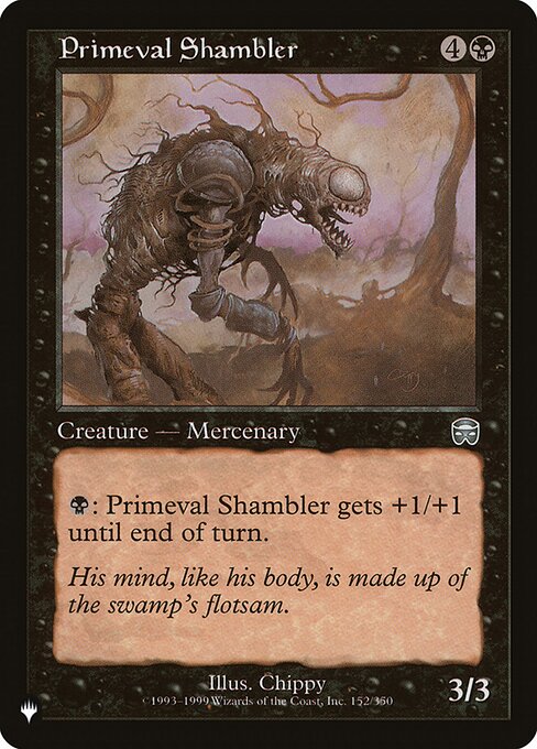 Primeval Shambler highlighted card art