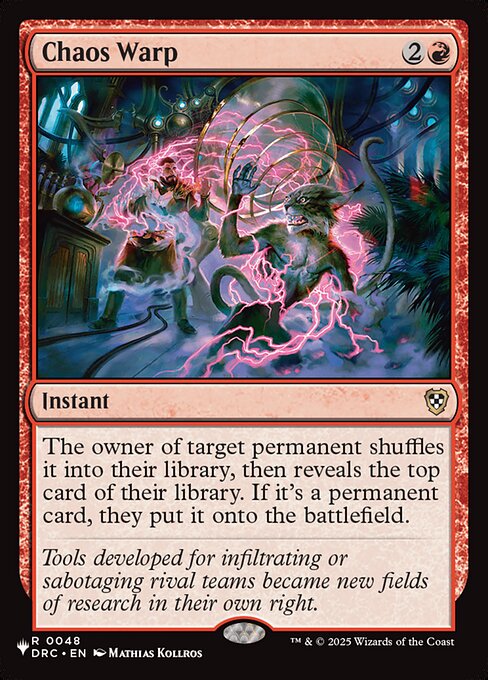 Chaos Warp from The List