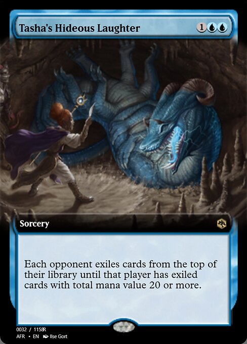 Tasha's Hideous Laughter highlighted card art