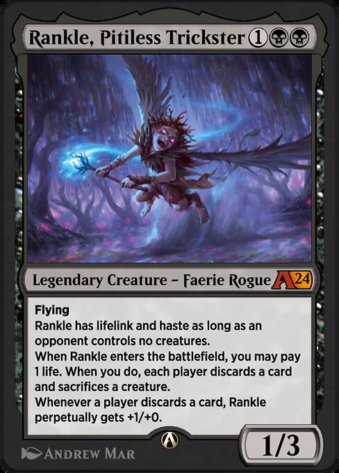 Rankle, Pitiless Trickster highlighted card art