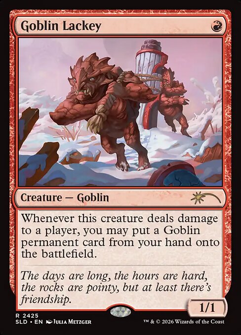 Goblin Lackey highlighted card art