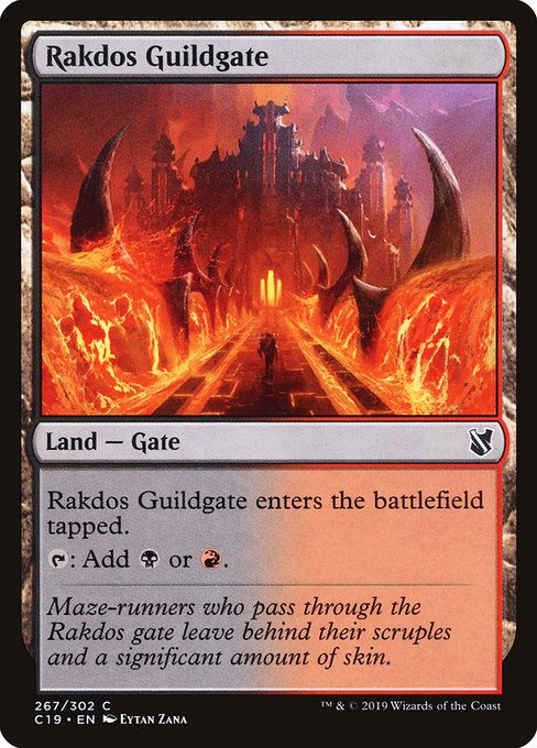 Rakdos Guildgate from Commander 2019