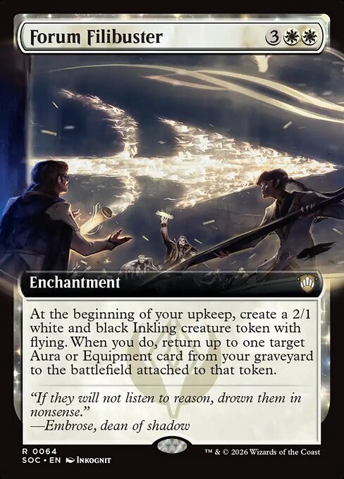 Forum Filibuster highlighted card art