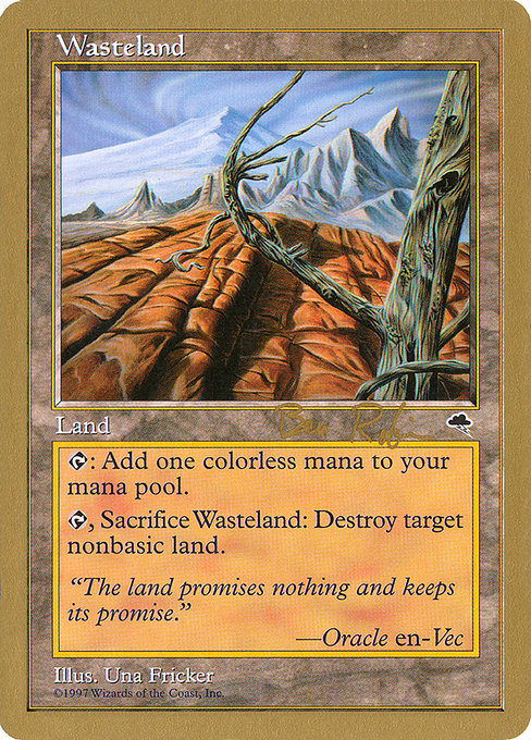 Wasteland from World Championship Decks 1998