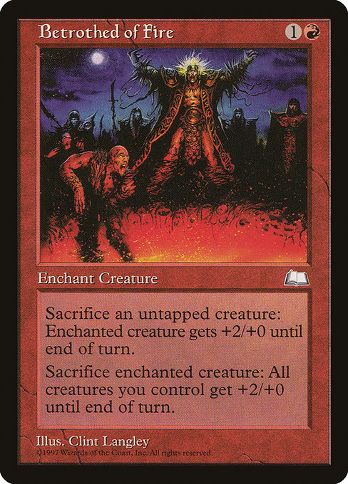 Betrothed of Fire highlighted card art