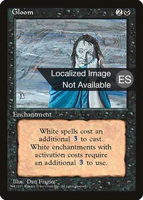 Gloom from Fourth Edition Foreign Black Border