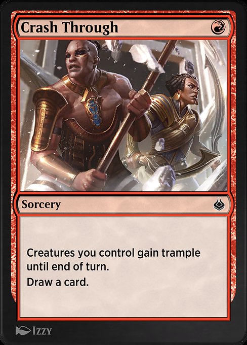Crash Through from Amonkhet Remastered
