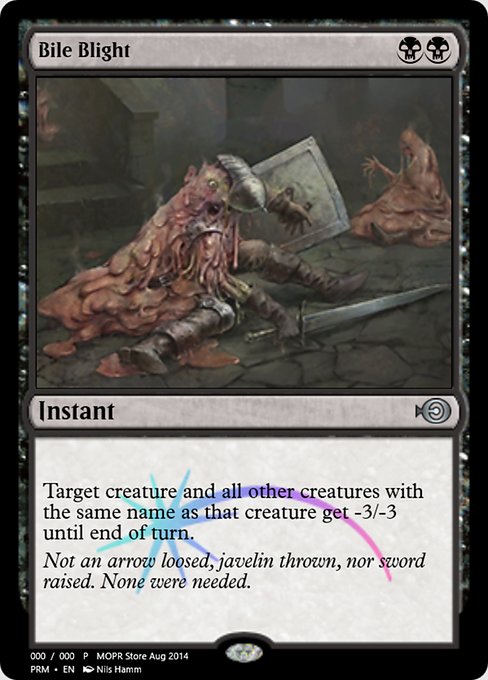 Bile Blight from Magic Online Promos