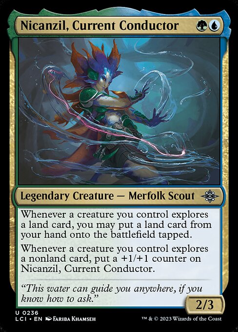 Nicanzil, Current Conductor highlighted card art