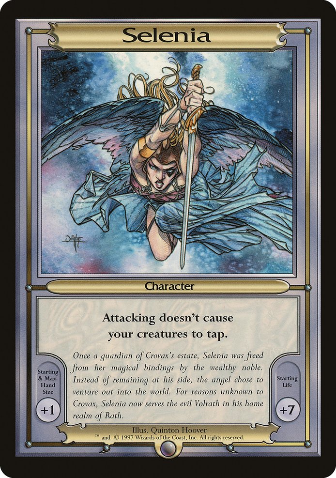 Selenia highlighted card art