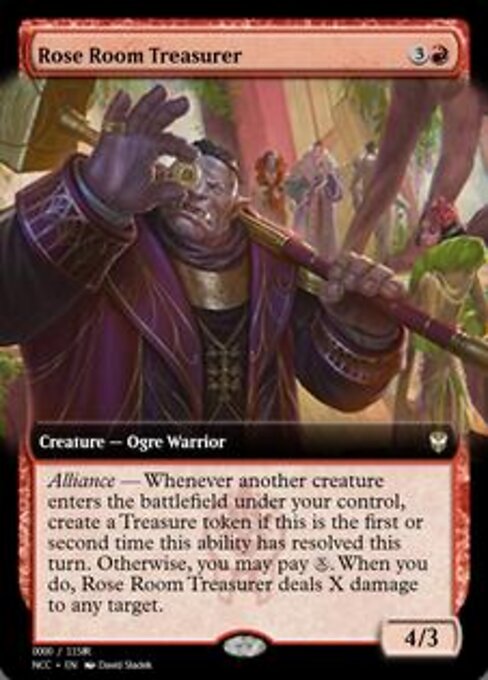 Rose Room Treasurer highlighted card art