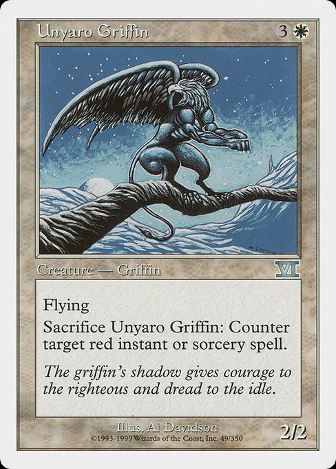Unyaro Griffin highlighted card art