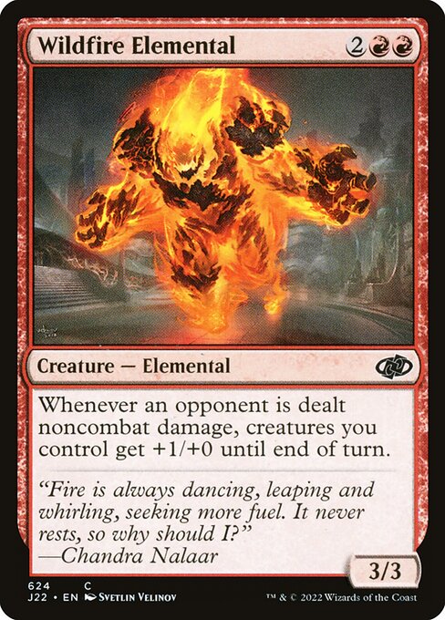 Wildfire Elemental from Jumpstart 2022
