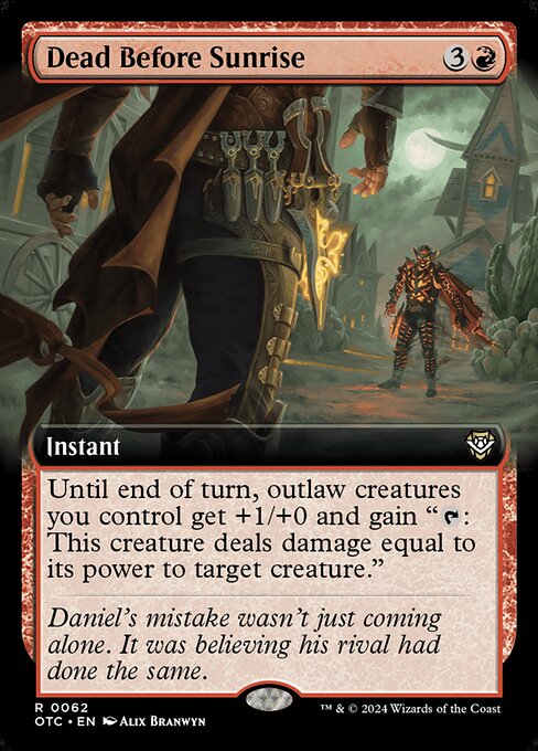 Dead Before Sunrise highlighted card art