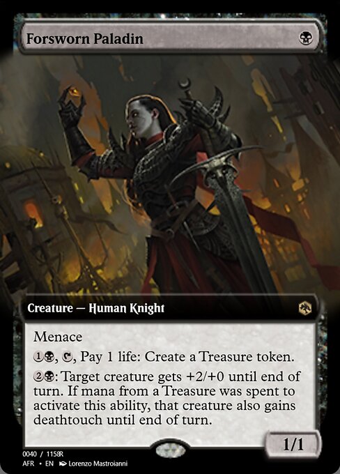 Forsworn Paladin highlighted card art