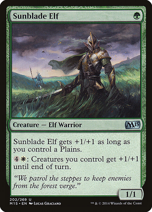 Sunblade Elf highlighted card art