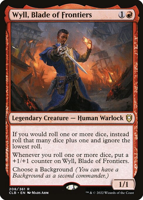 Wyll, Blade of Frontiers highlighted card art