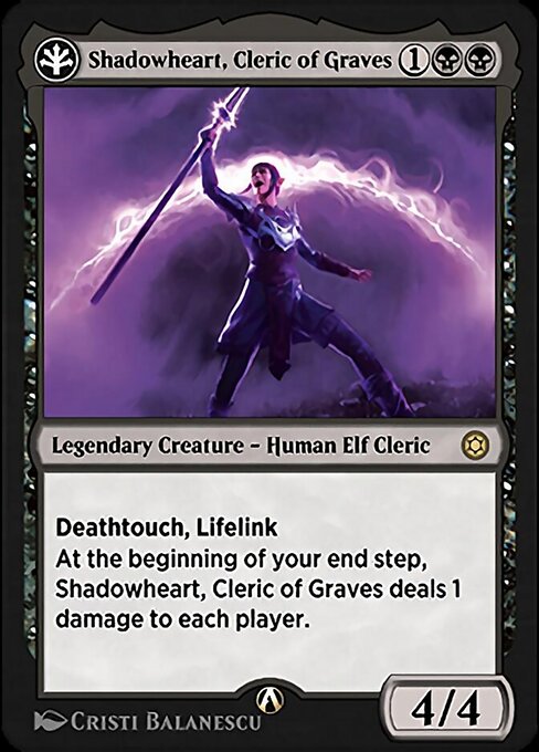 Shadowheart, Cleric of Graves highlighted card art