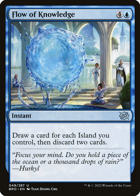 Flow of Knowledge highlighted card art