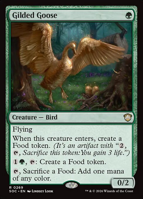 Gilded Goose from Secrets of Strixhaven Commander