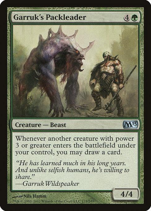 Garruk's Packleader from Magic 2013