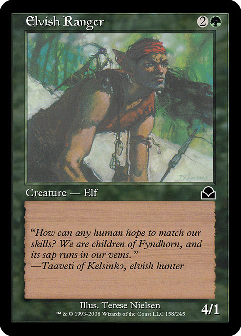 Elvish Ranger from Masters Edition II